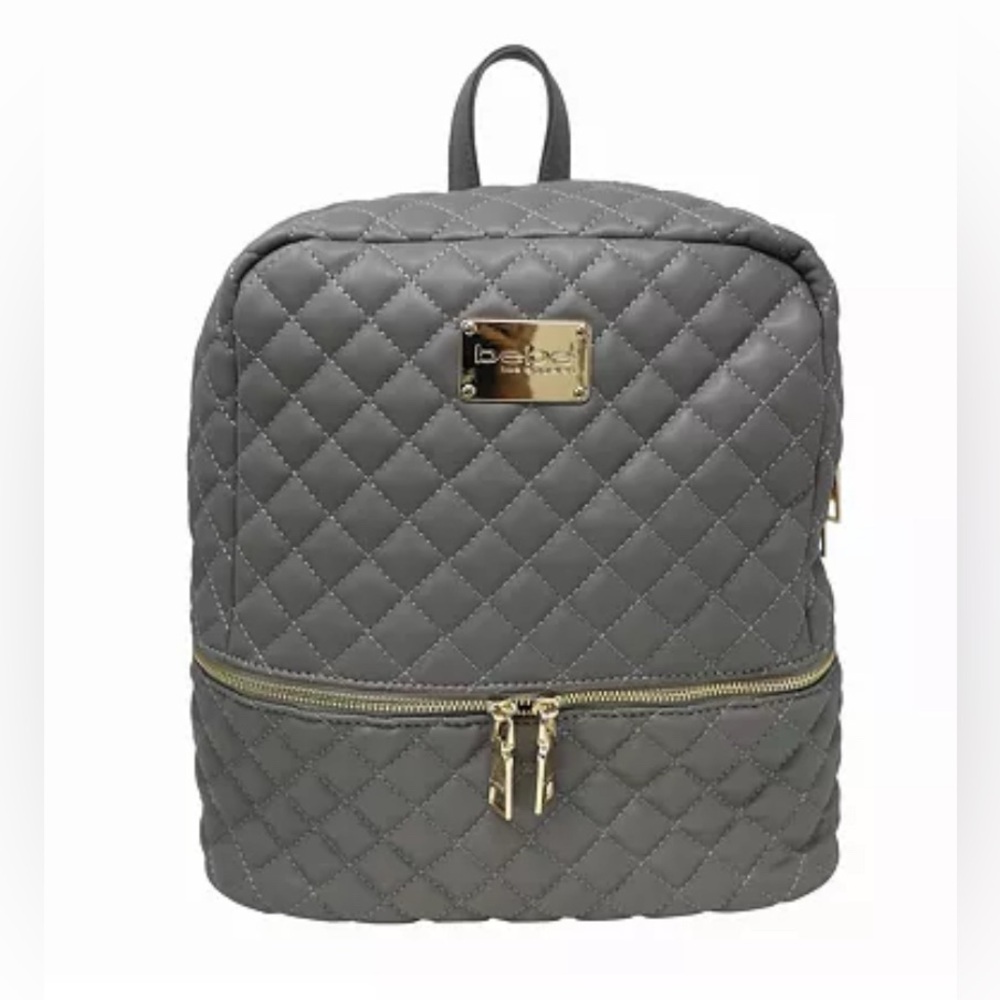 Bebe Danielle Grey Backpack (slightly damaged straps)